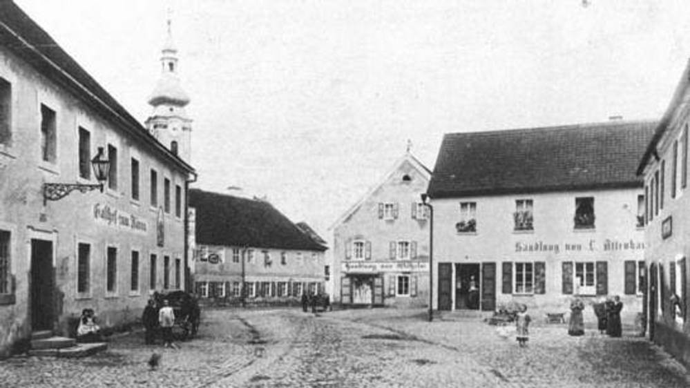 Die Hauptstraße um 1900