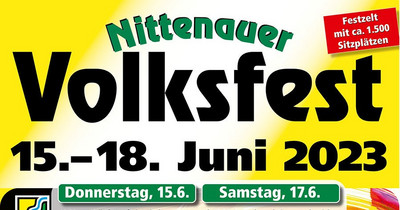 Programm Volksfest Nittenau 2023